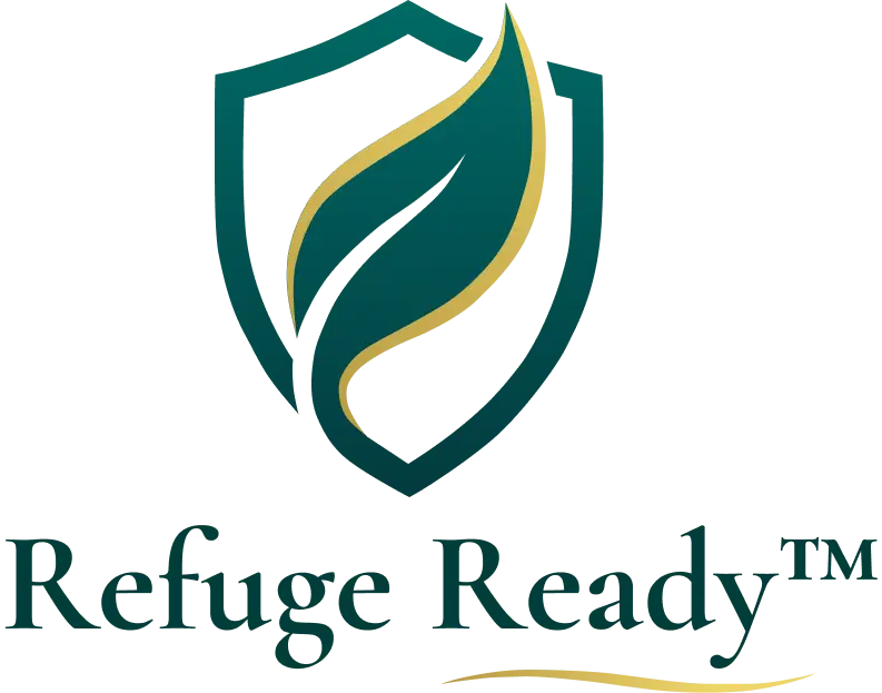 Refuge Ready™ logo representing refuge, recovery support, and workplace domestic abuse support for employees